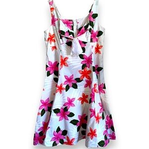 Pacific Legend Sleeves Hawaiian Floral Dress Flare Dress Hibiscus florals